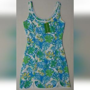 NWT Lilly Pulitzer XXS Lola Shift Dress Sweet and Sour Lined Tank Retro 91420